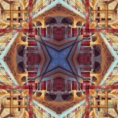 Gina Soden London Fine Art Photography abstract Kaleidoscope Pool