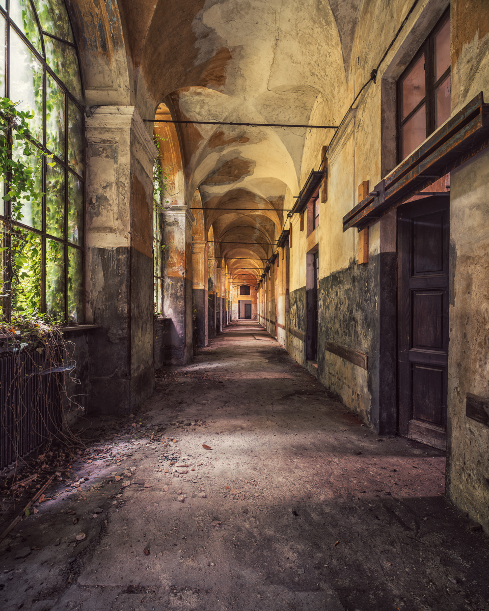 abandoned asylum in Italy